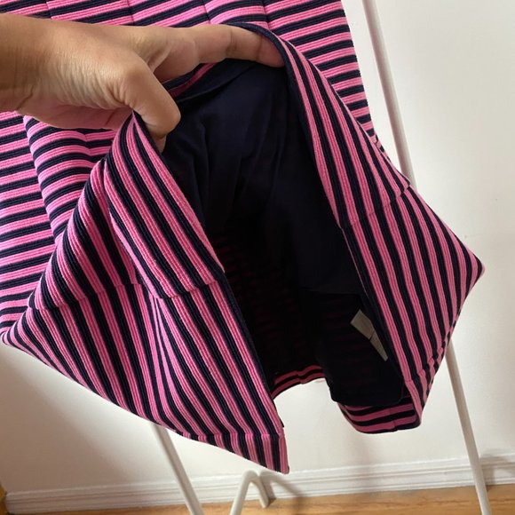 Lilly Pulitzer Brielle fit & flare dress Hotty Pink Ottoman Stripe - Picture 12 of 14